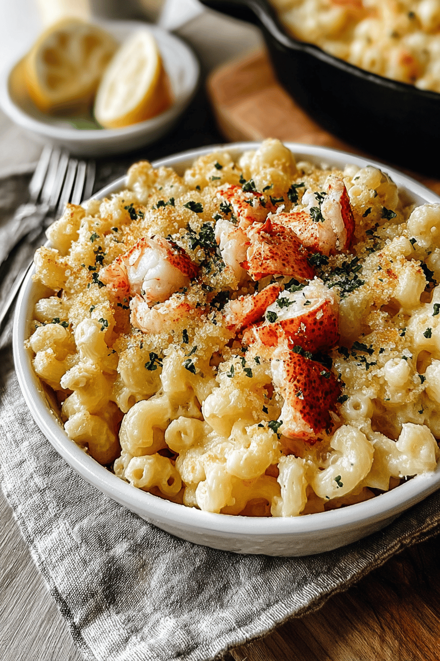 Lobster Mac And Cheese Recipe With Creamy Cheese Sauce