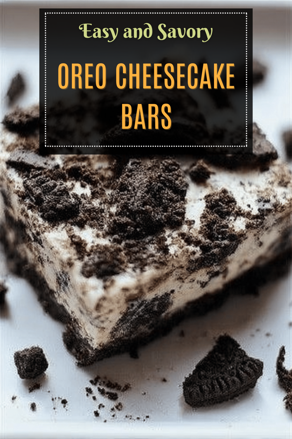Oreo Cheesecake Bars