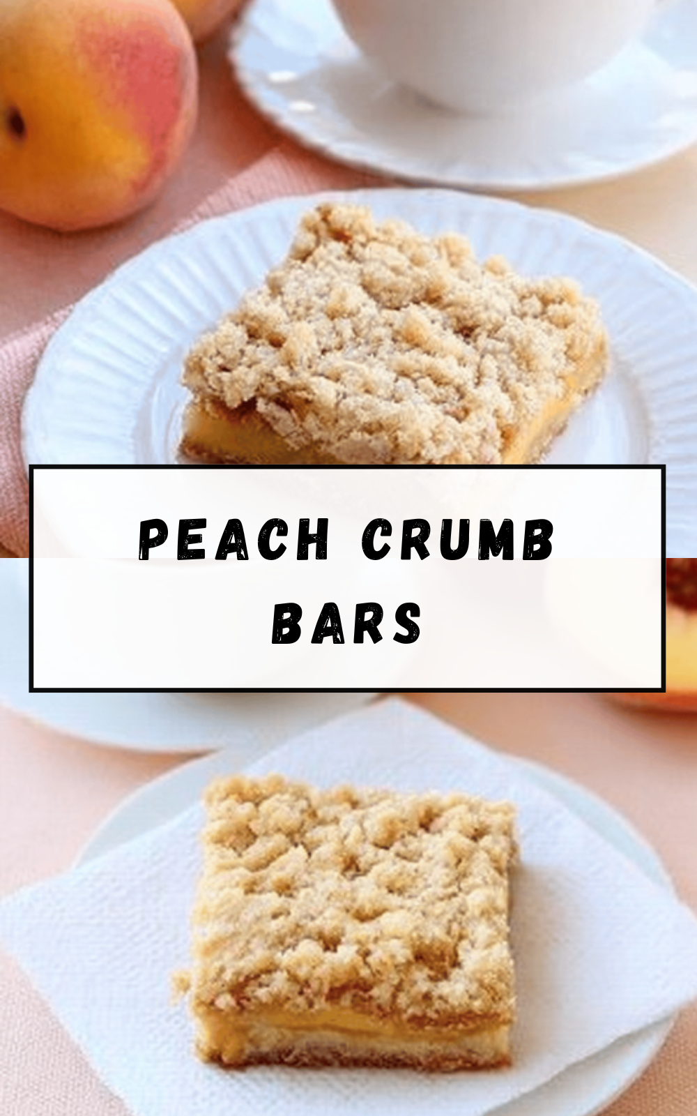Peach Crumb Bars