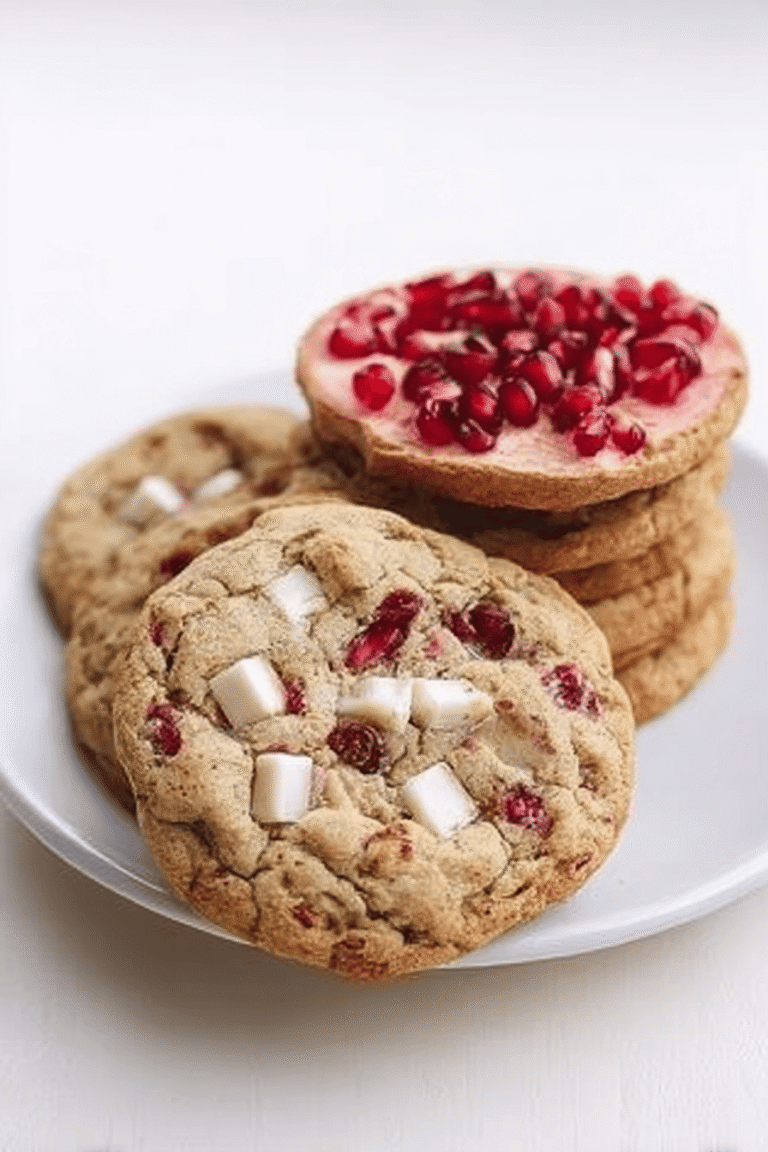 Pomegranate White Chocolate Chunk Cookies 16.Png