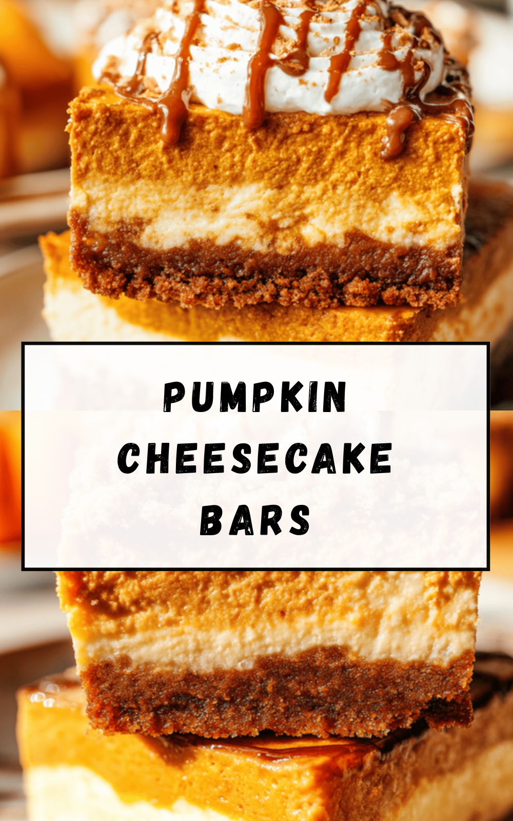 Pumpkin Cheesecake Bars