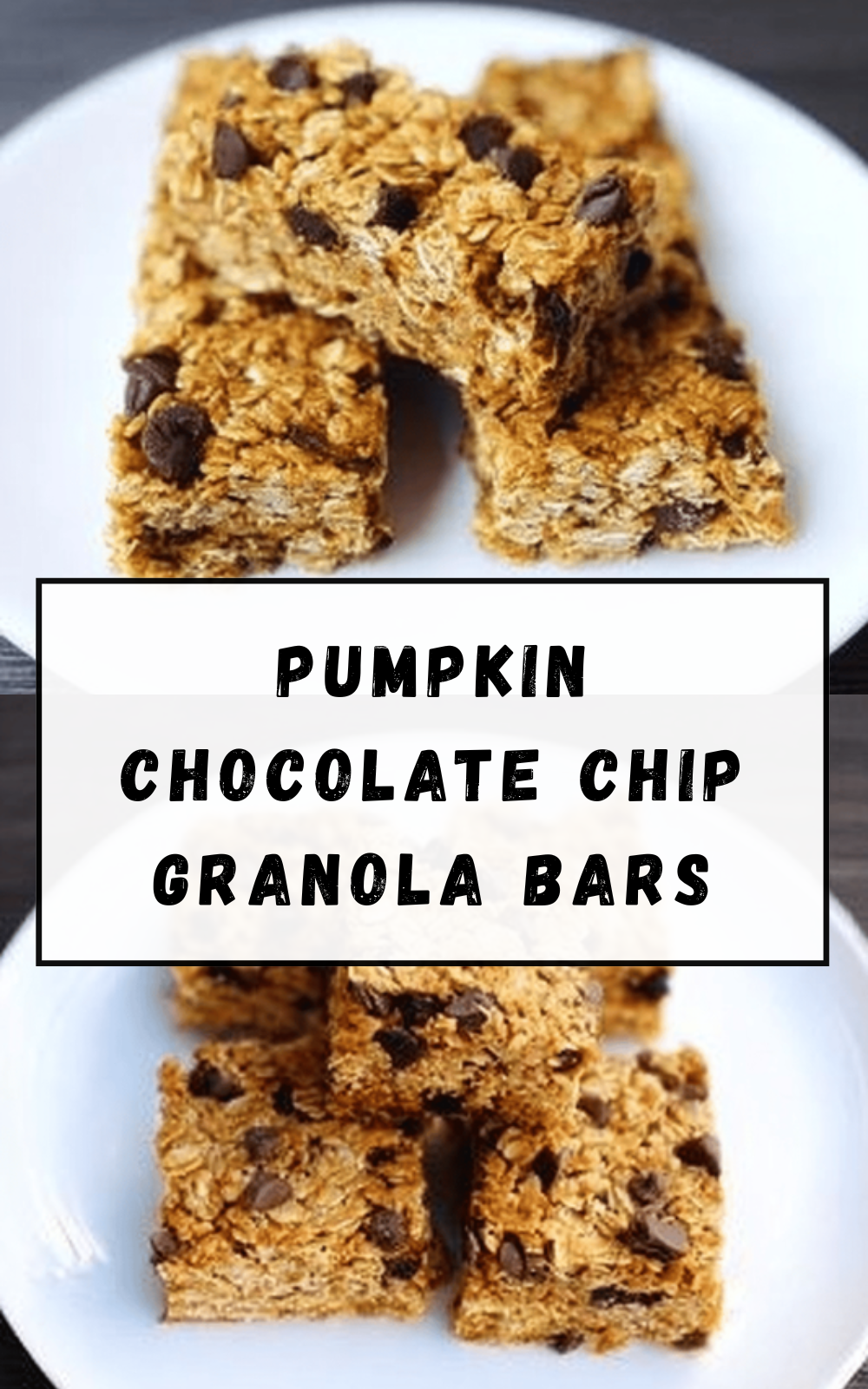 Pumpkin Chocolate Chip Granola Bars