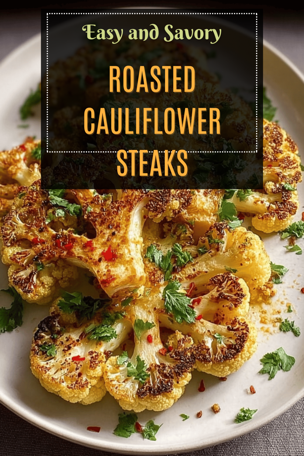 Roasted Cauliflower Steaks