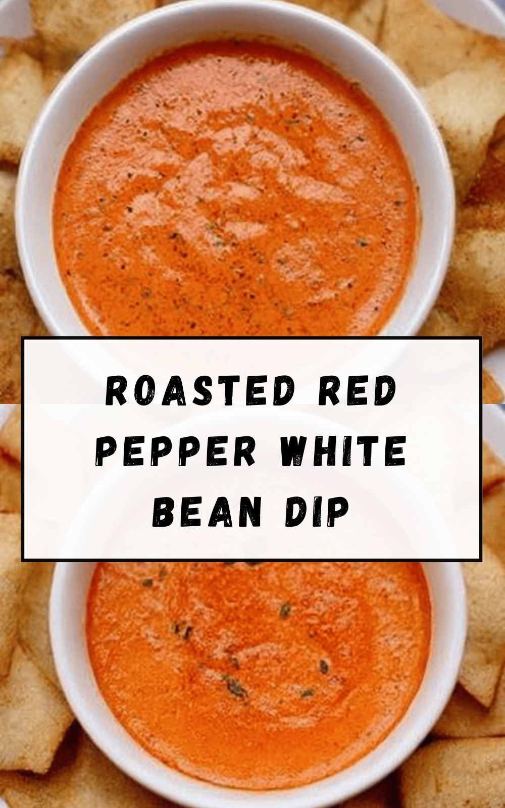 Roasted Red Pepper White Bean Dip