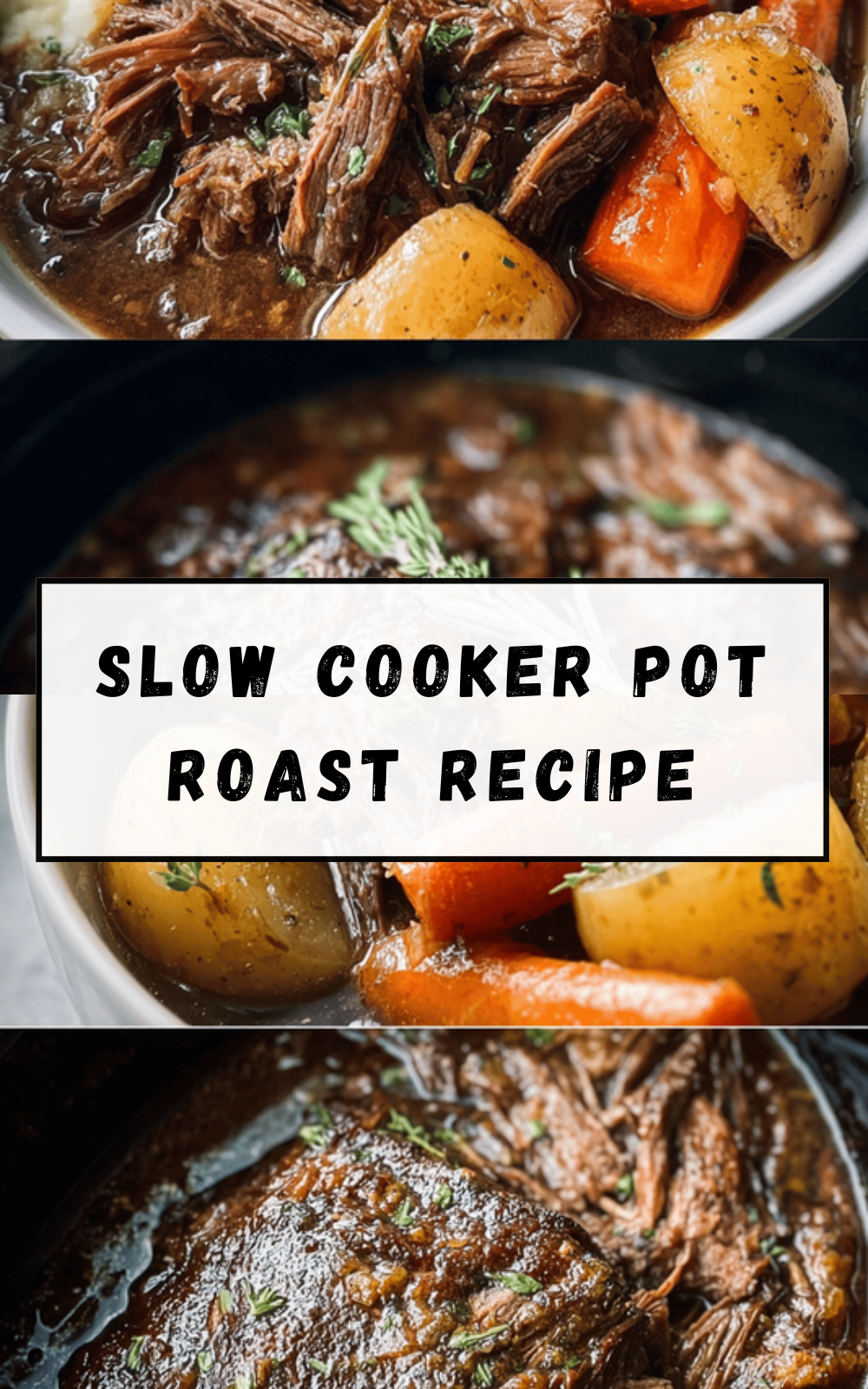 Slow Cooker Pot Roast Recipe
