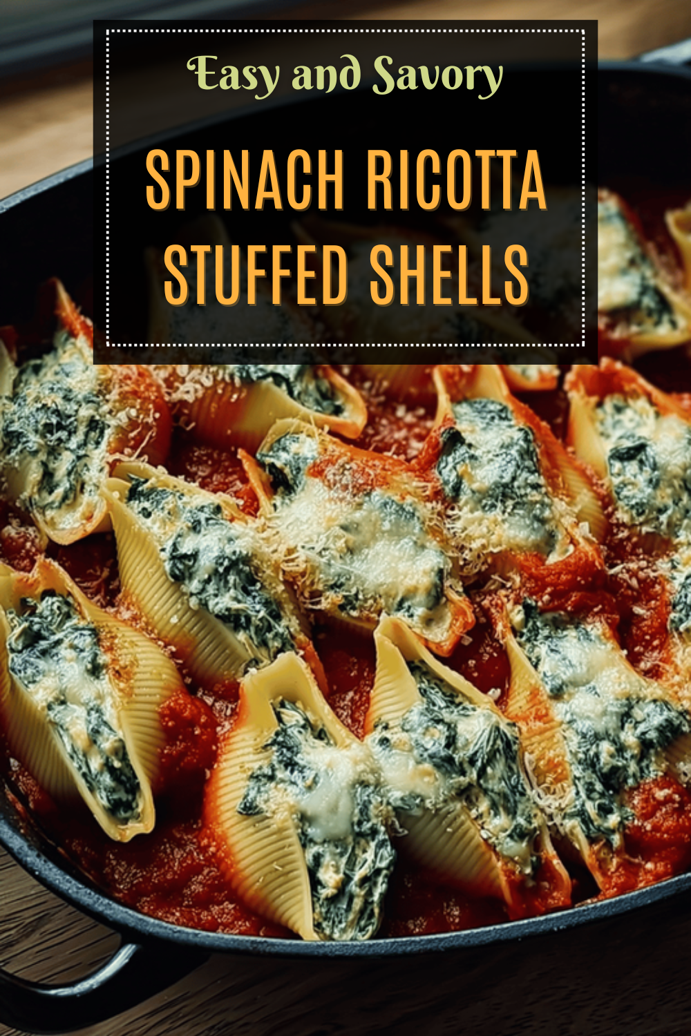 Spinach Ricotta Stuffed Shells