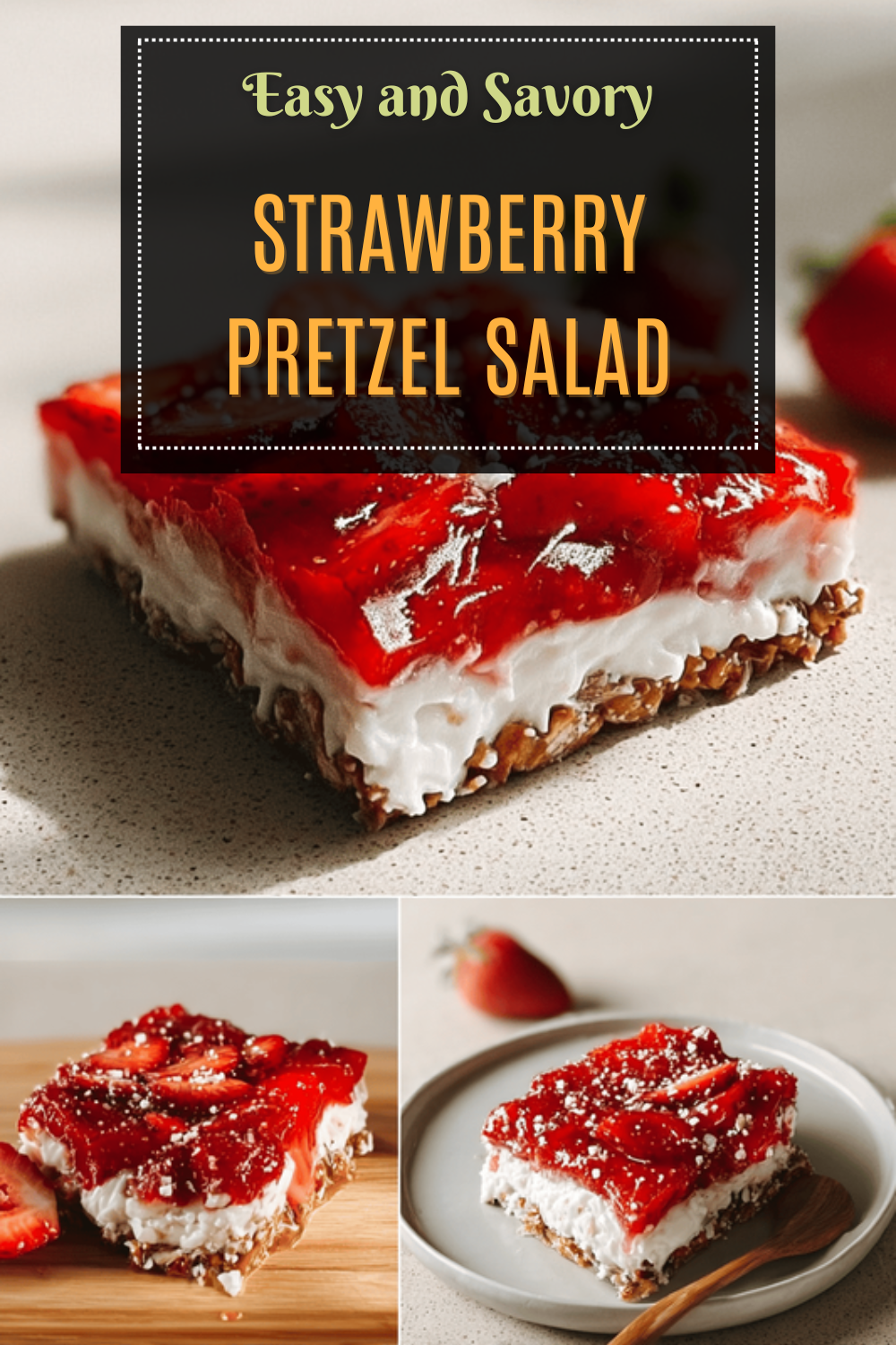 Strawberry Pretzel Salad