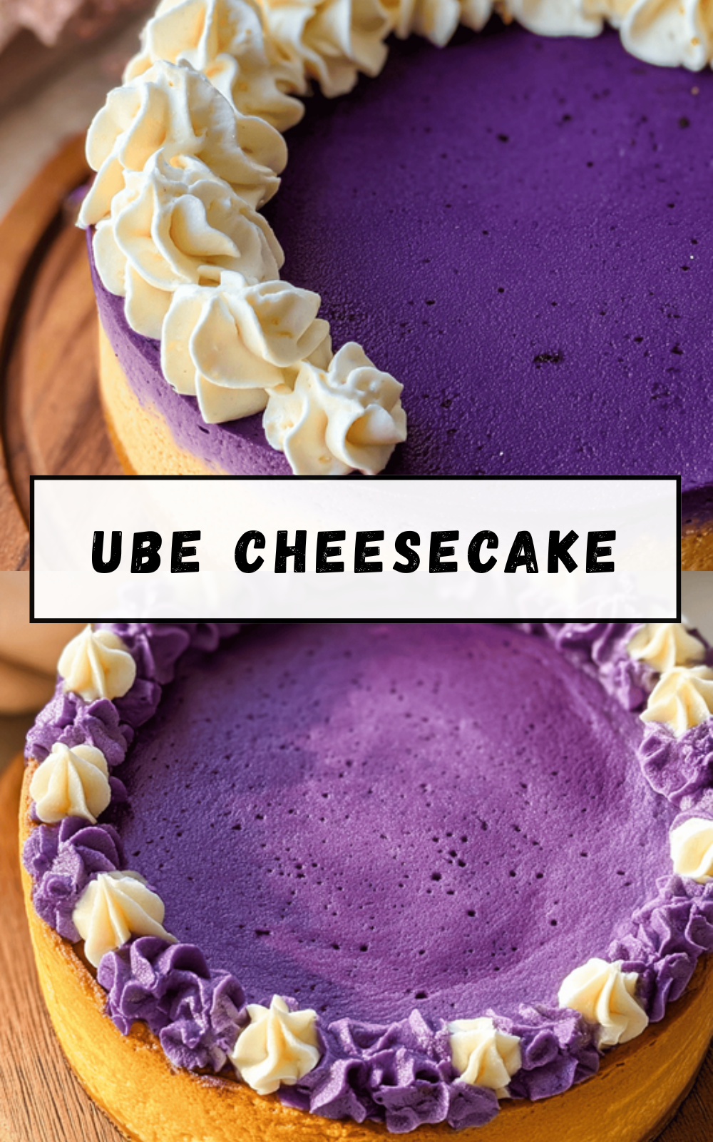 Ube Cheesecake