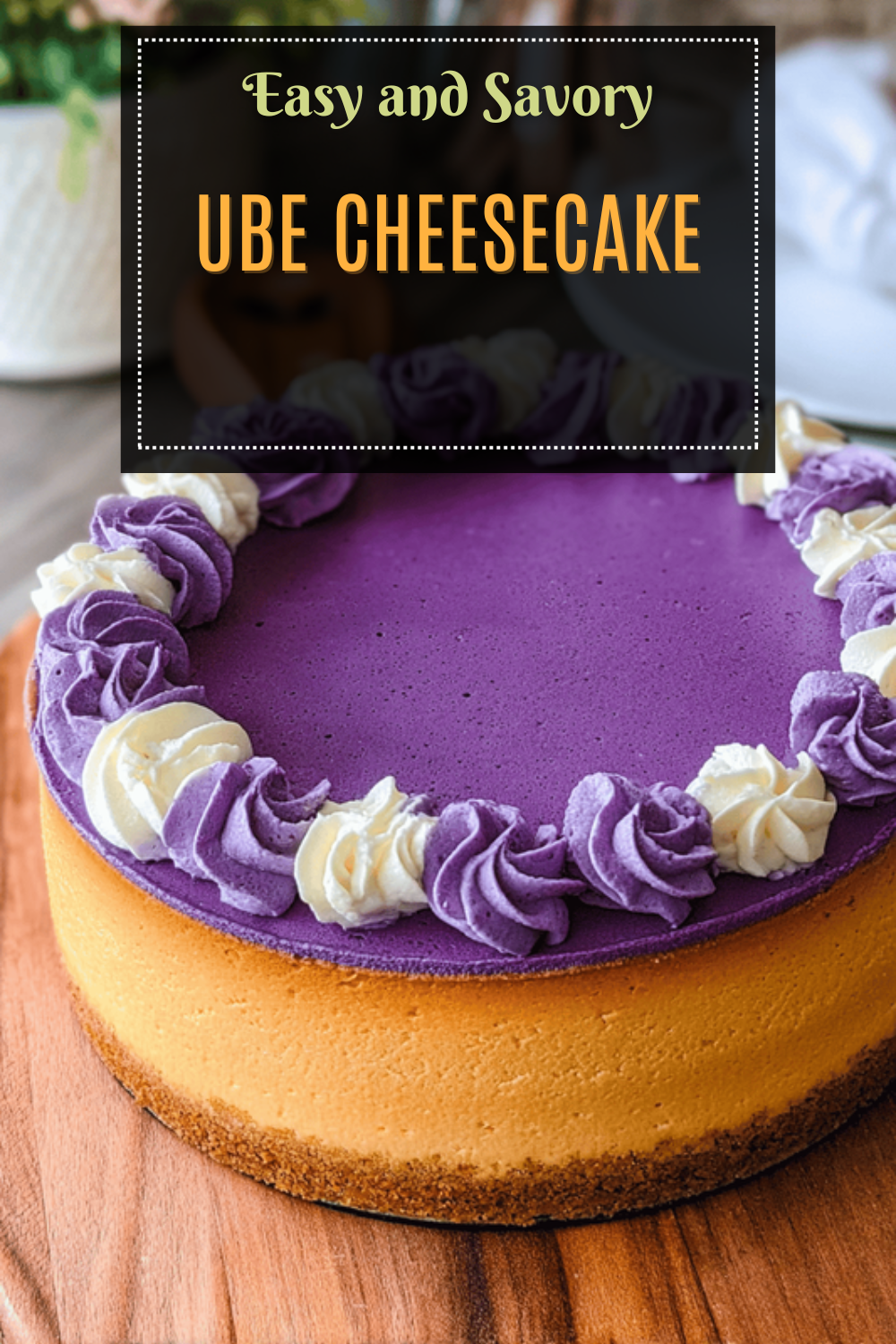 Ube Cheesecake