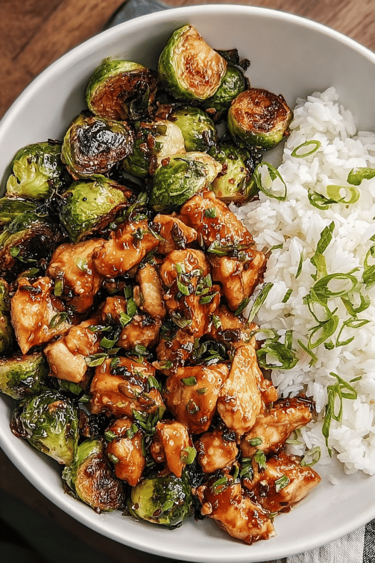 Air Fryer Sweet Chili Chicken Brussels Sprouts Recipe 9.Png