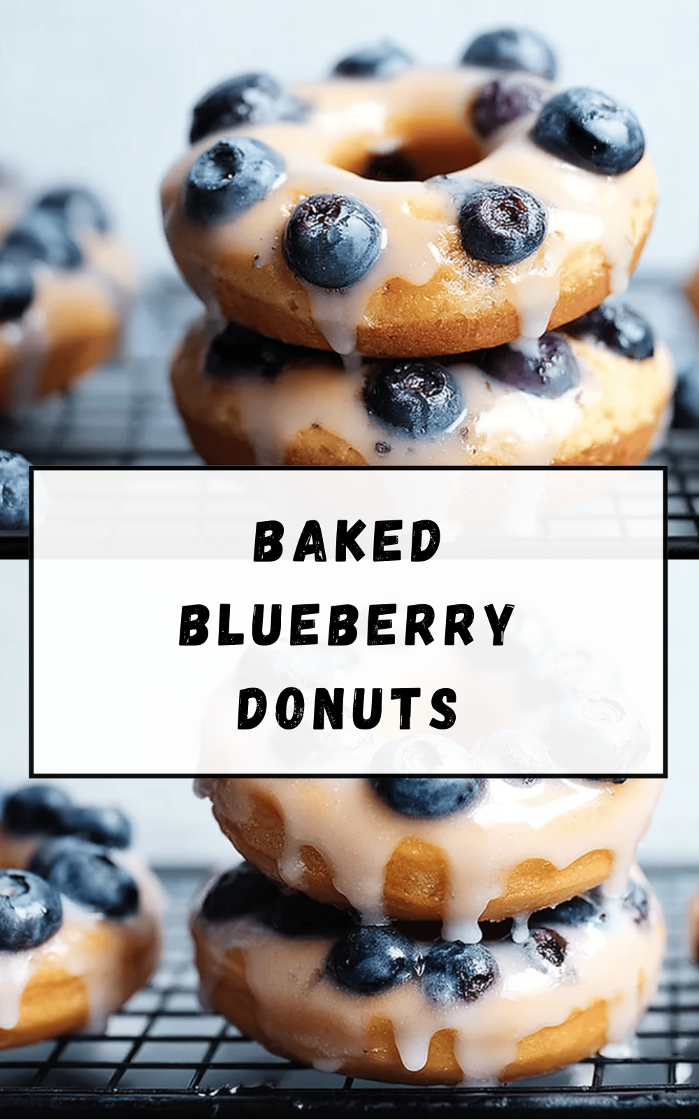 Baked Blueberry Donuts