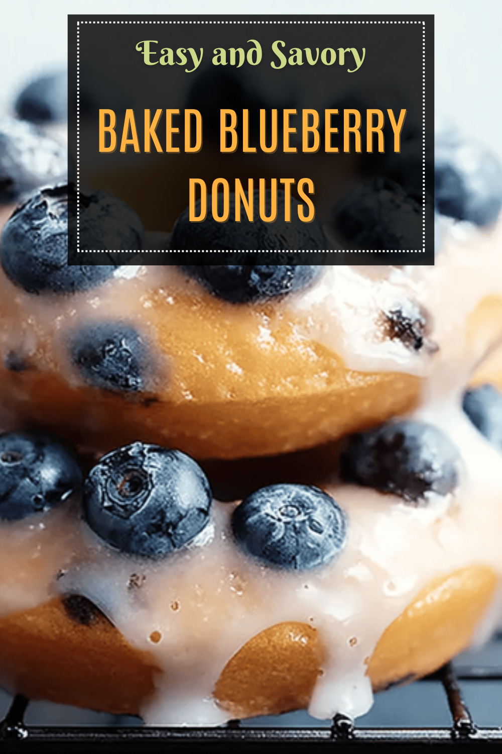 Baked Blueberry Donuts