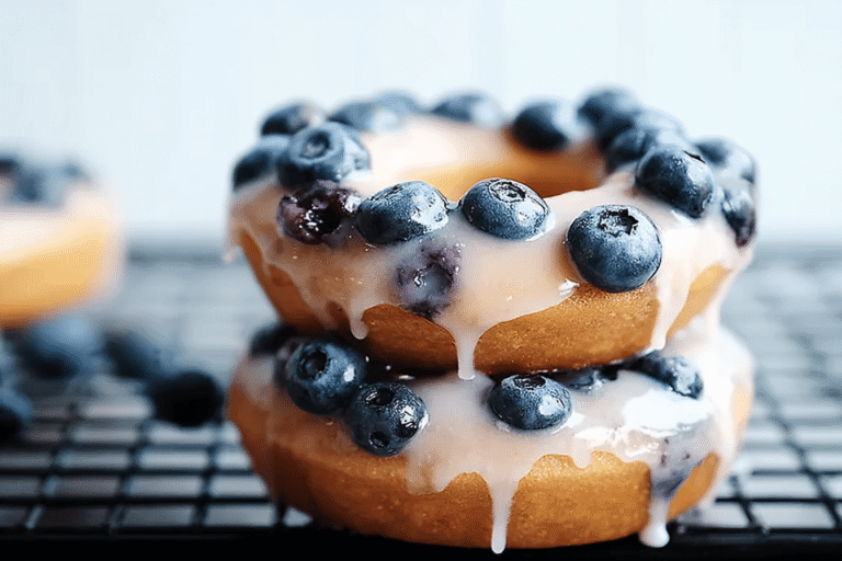 Baked Blueberry Donuts 90.Png