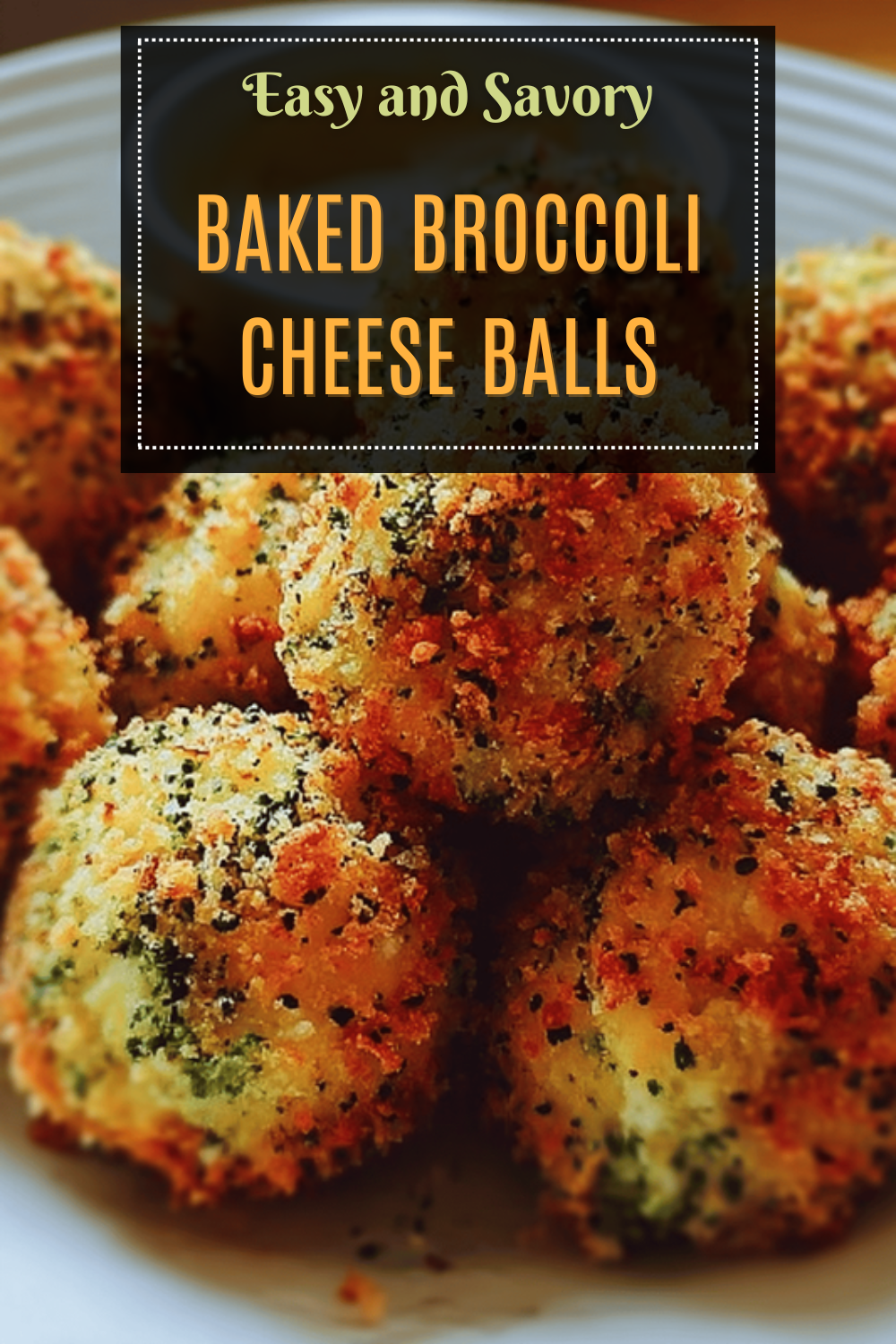Baked Broccoli Cheese Balls