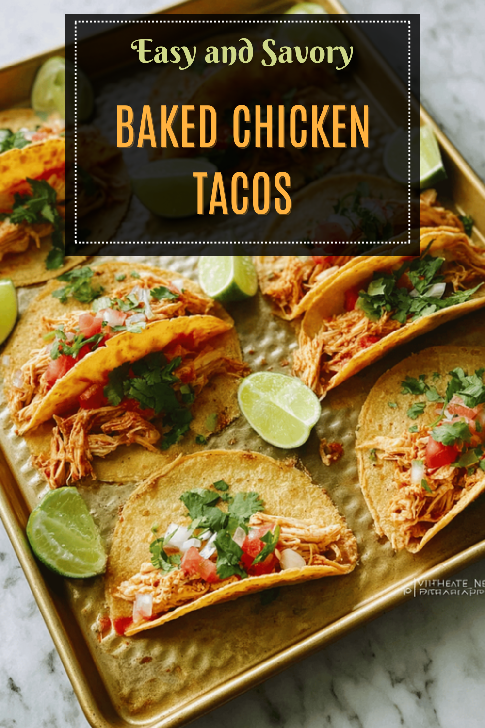 Baked Chicken Tacos