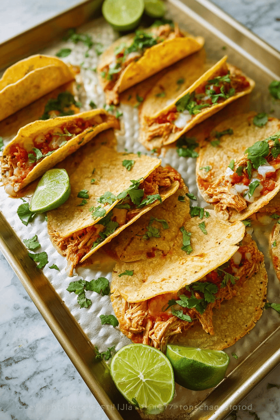 Baked Chicken Tacos