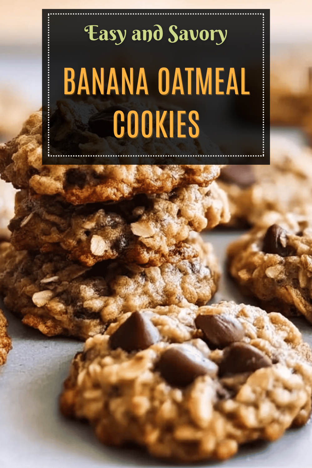 Banana Oatmeal Cookies