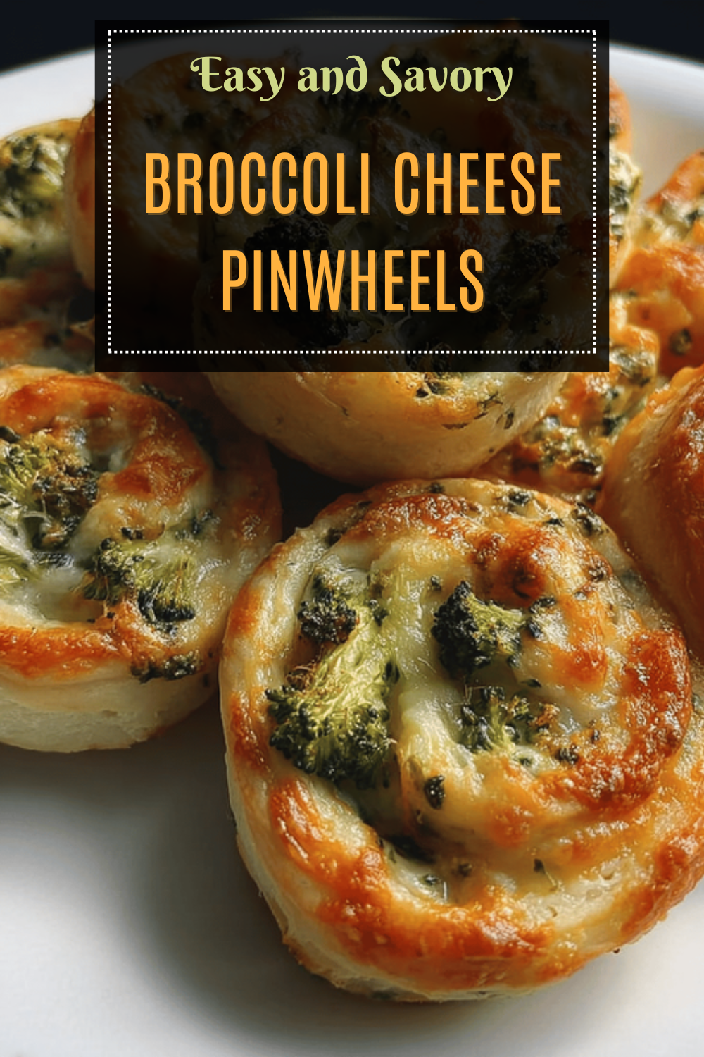 Broccoli Cheese Pinwheels