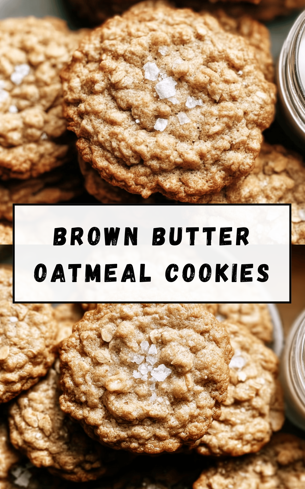 Brown Butter Oatmeal Cookies