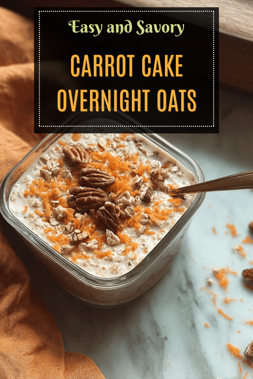 Carrot Cake Overnight Oats