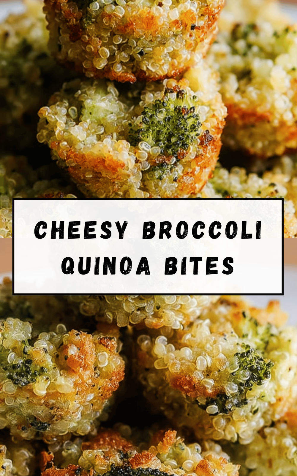 Cheesy Broccoli Quinoa Bites