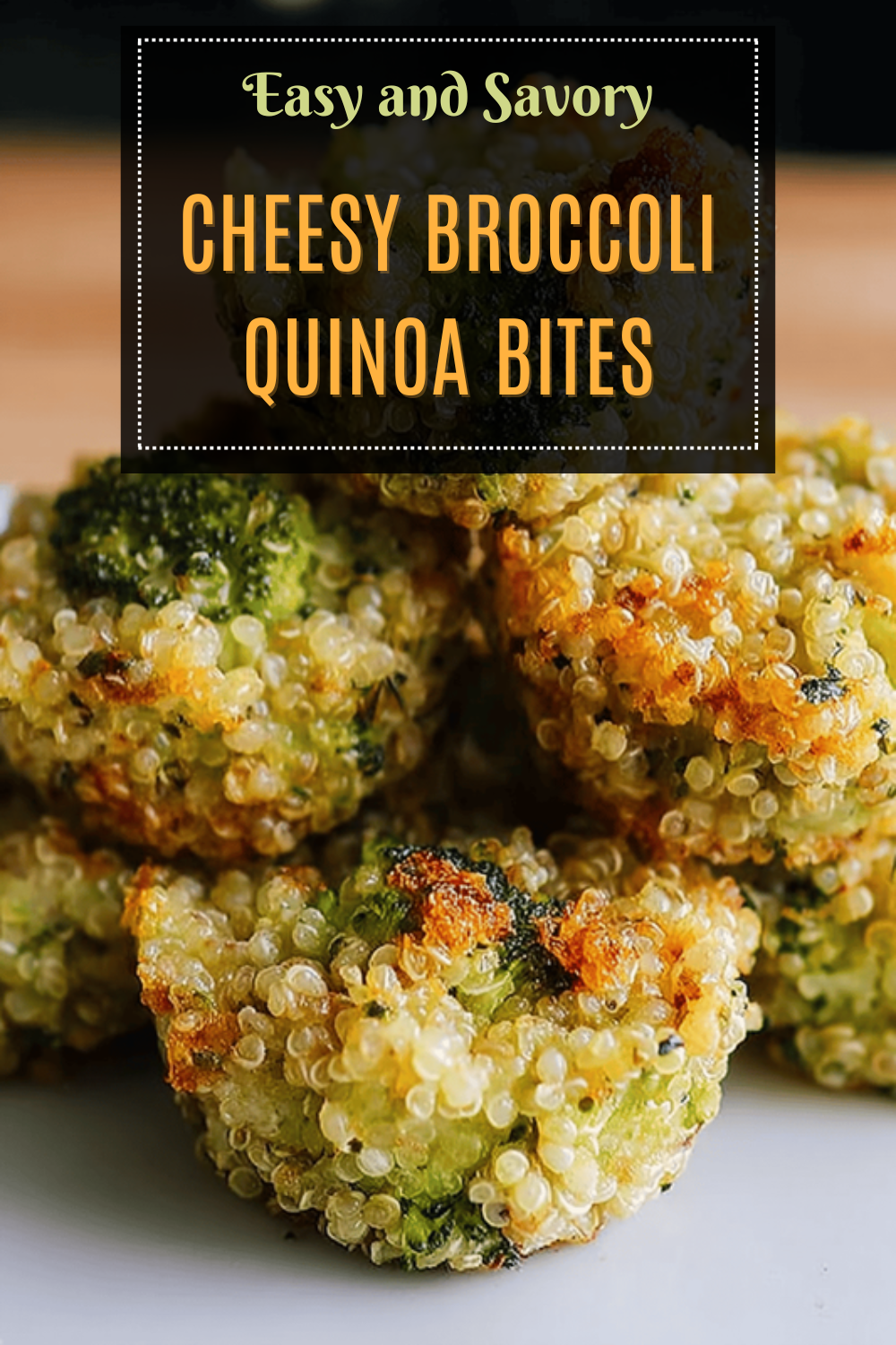 Cheesy Broccoli Quinoa Bites
