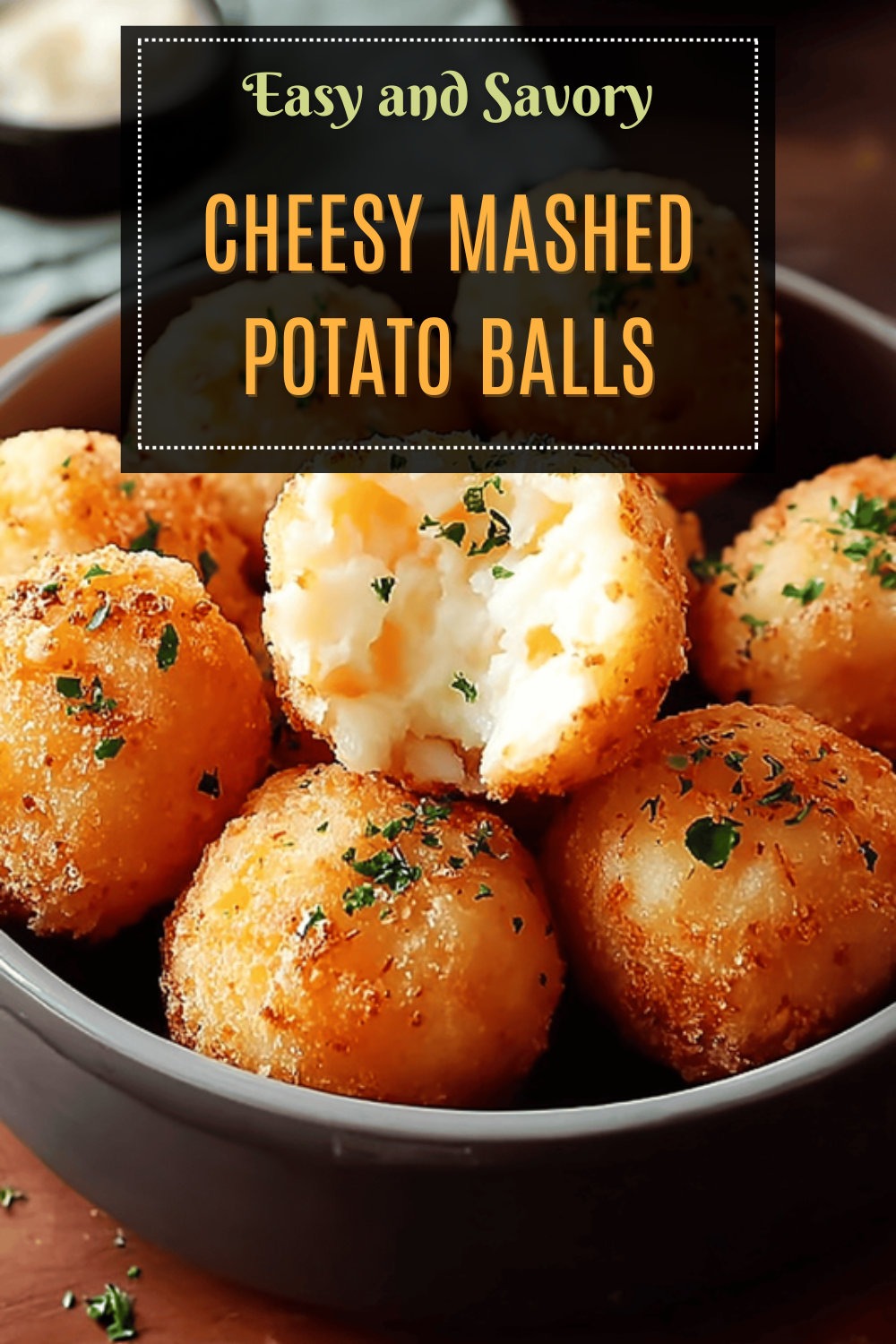 Cheesy Mashed Potato Balls