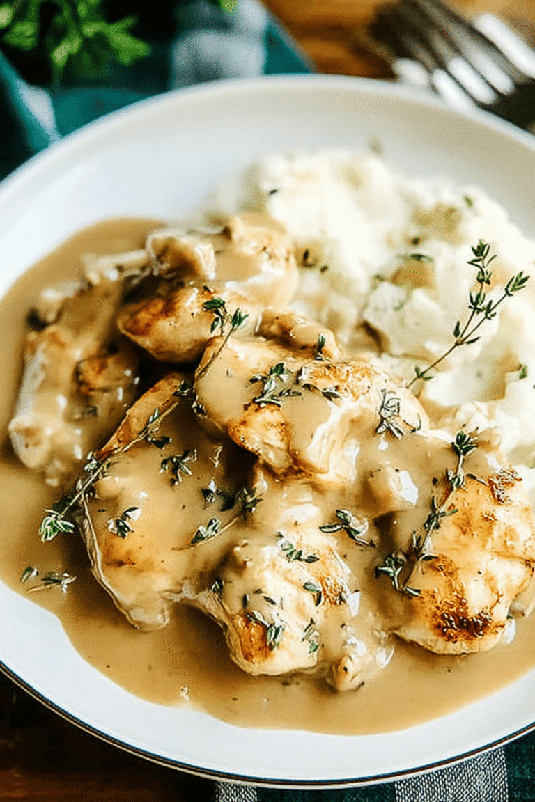Chicken And Gravy Recipe 26.Png