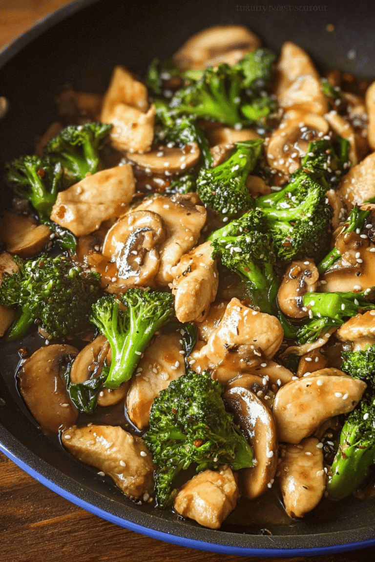 Chicken Broccoli Mushroom Stir Fry 91.Png