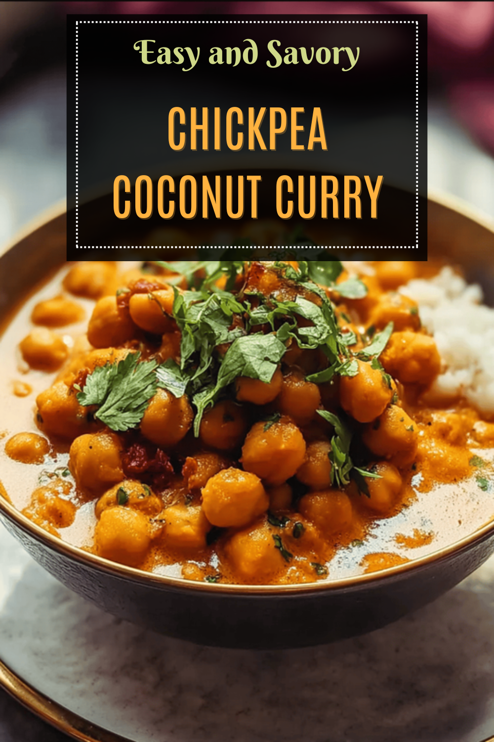 Chickpea Coconut Curry