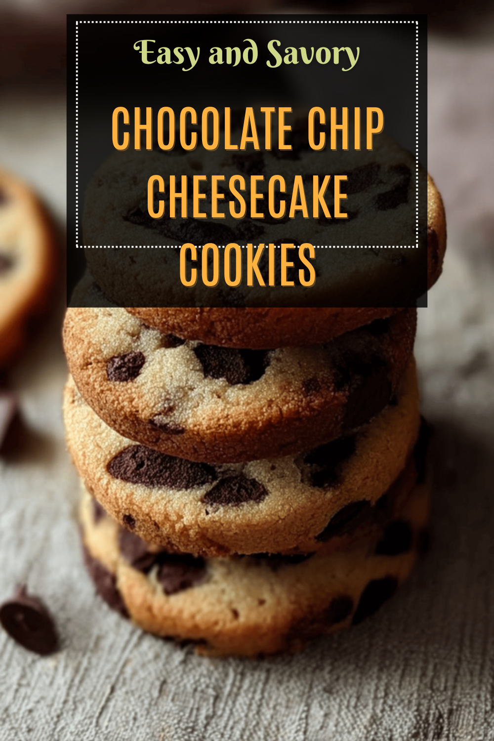 Chocolate Chip Cheesecake Cookies