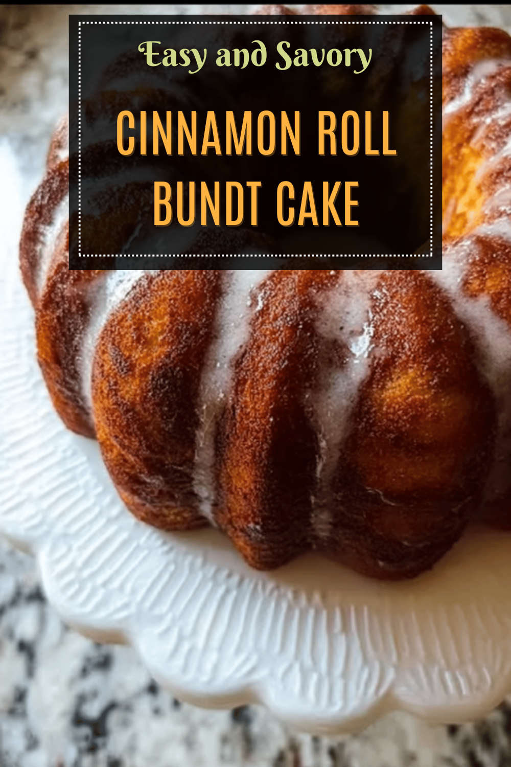 Cinnamon Roll Bundt Cake