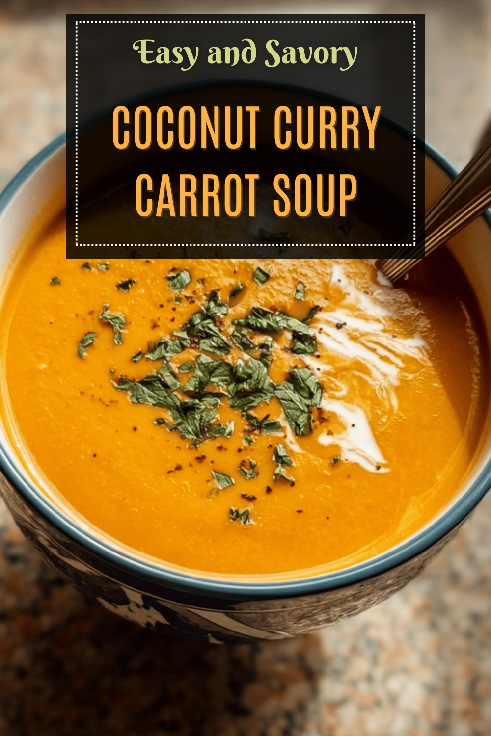 Coconut Curry Carrot Soup