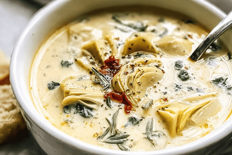 Creamy Lemony Tuscan Artichoke Soup 45.Png