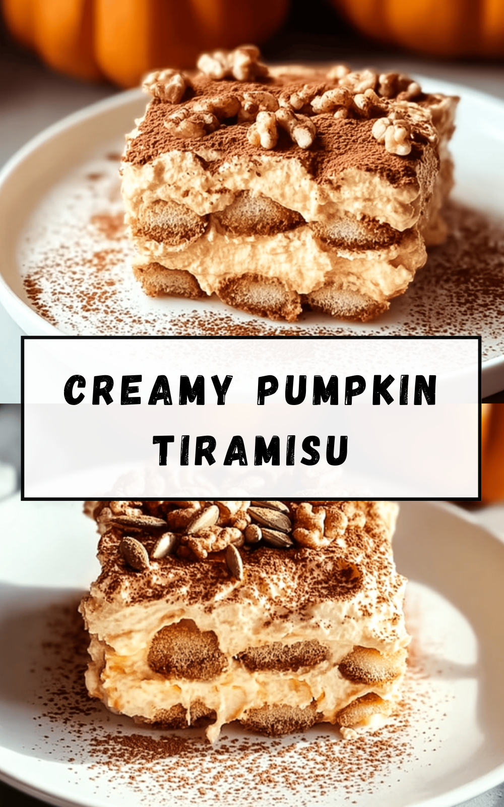 Creamy Pumpkin Tiramisu