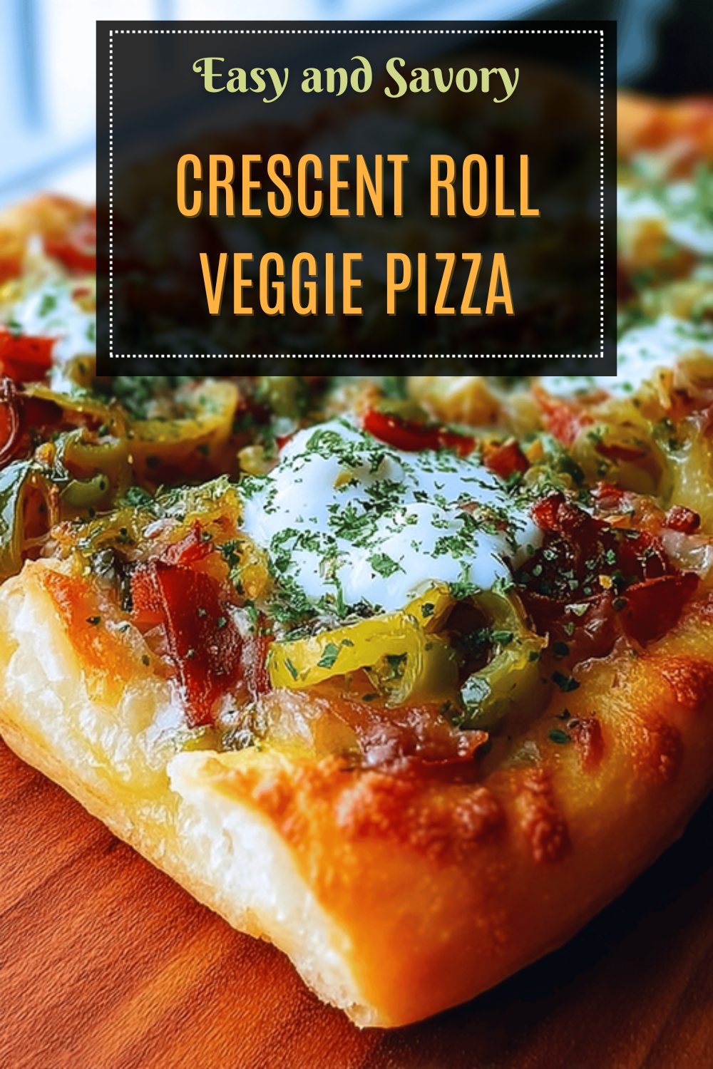 Crescent Roll Veggie Pizza