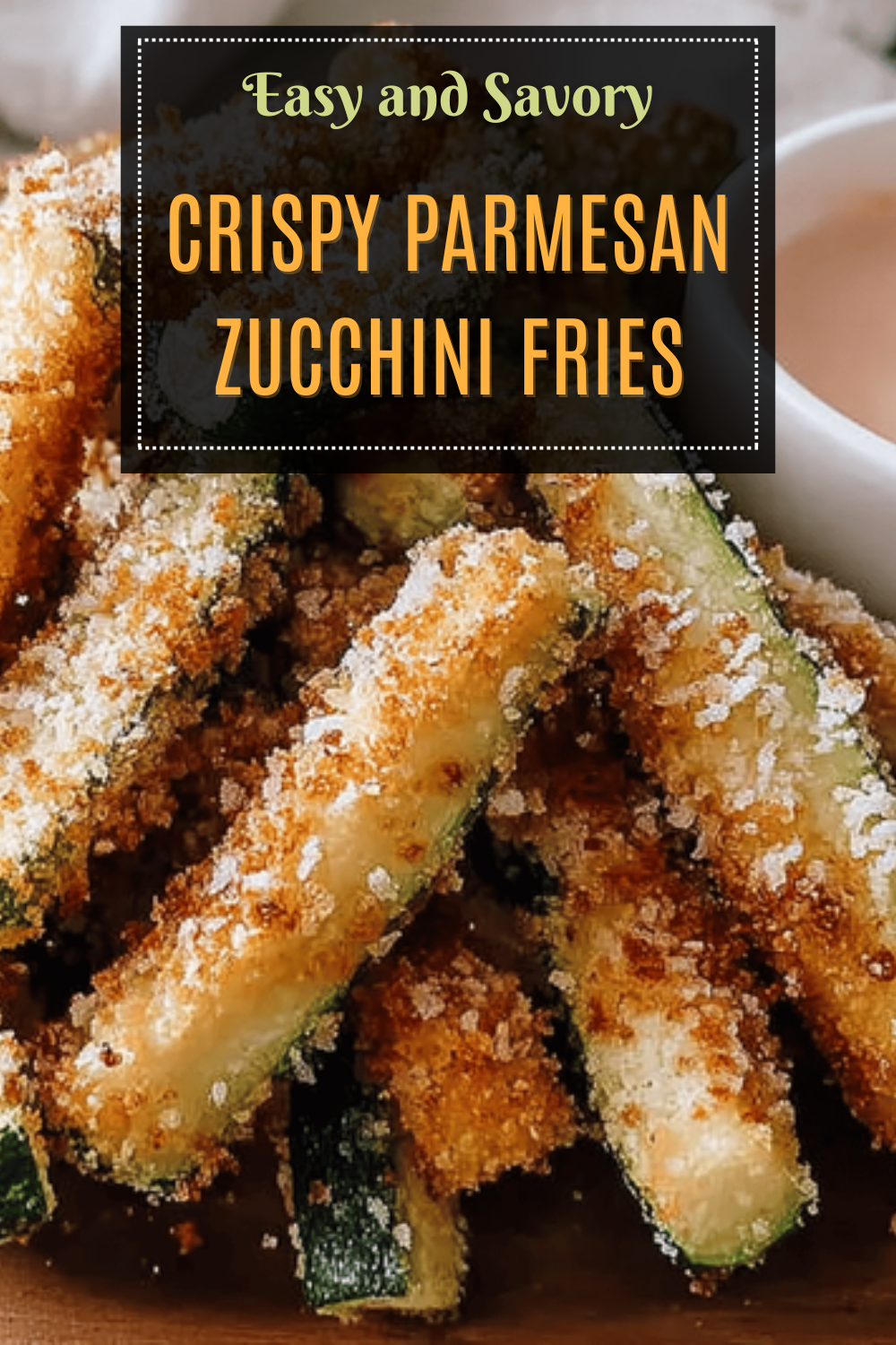 Crispy Parmesan Zucchini Fries