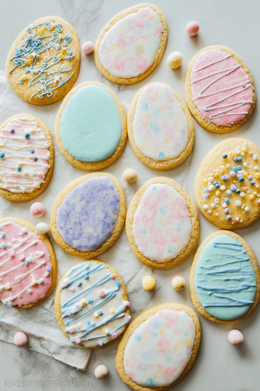 Easter Egg Sugar Cookies