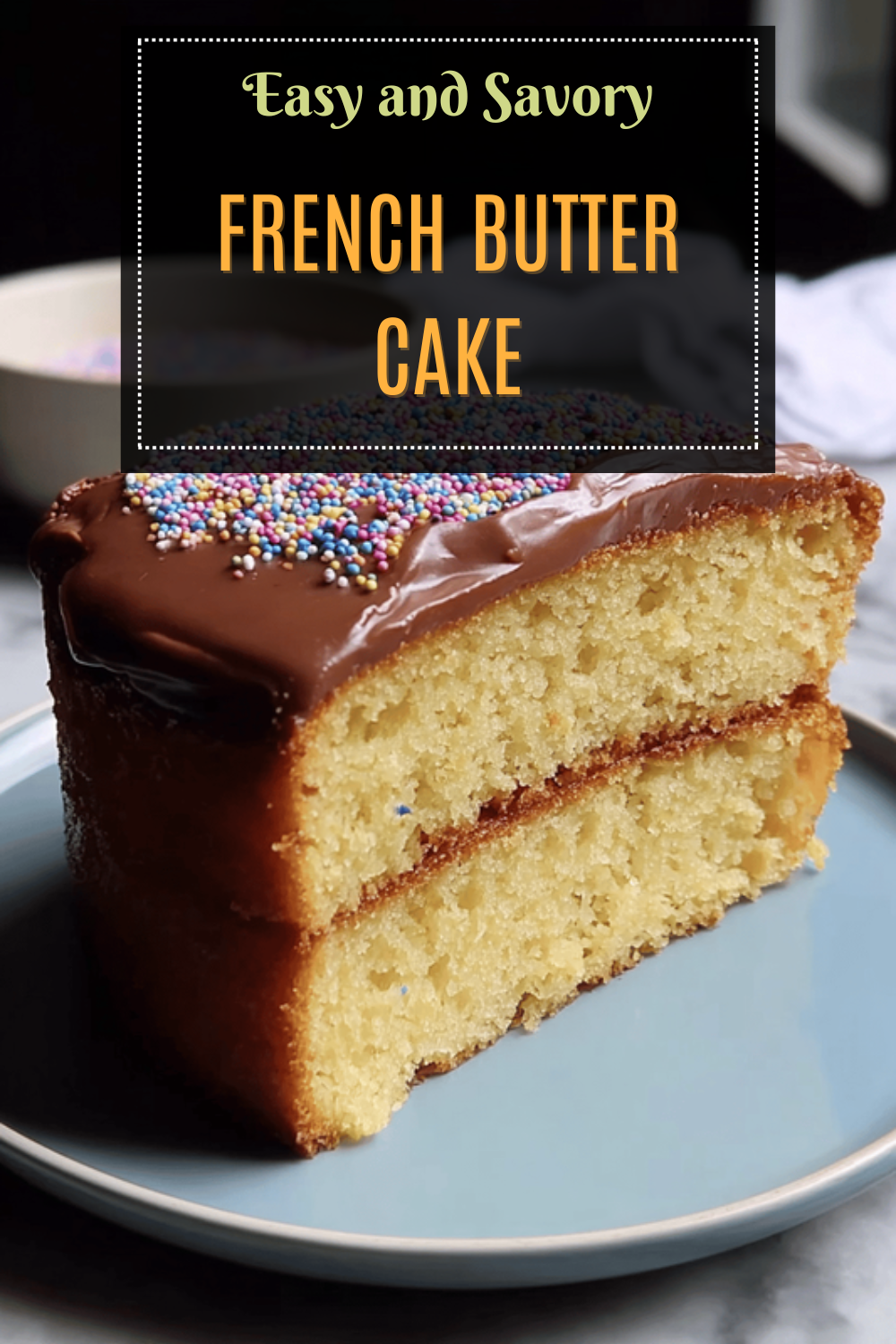 French Butter Cake