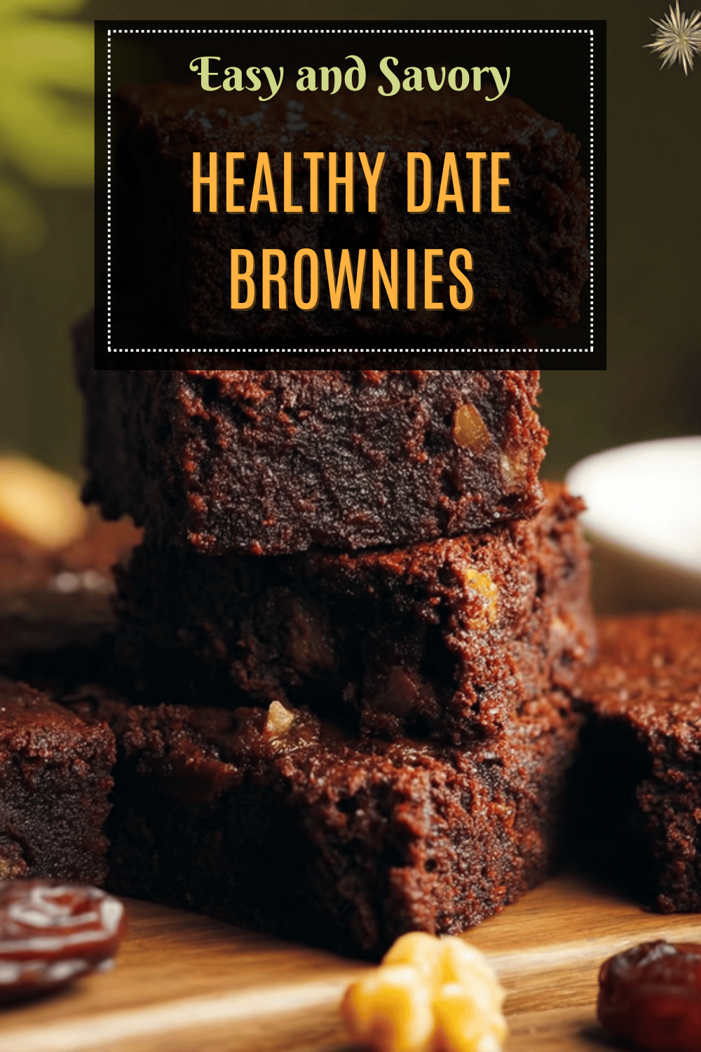 Healthy Date Brownies
