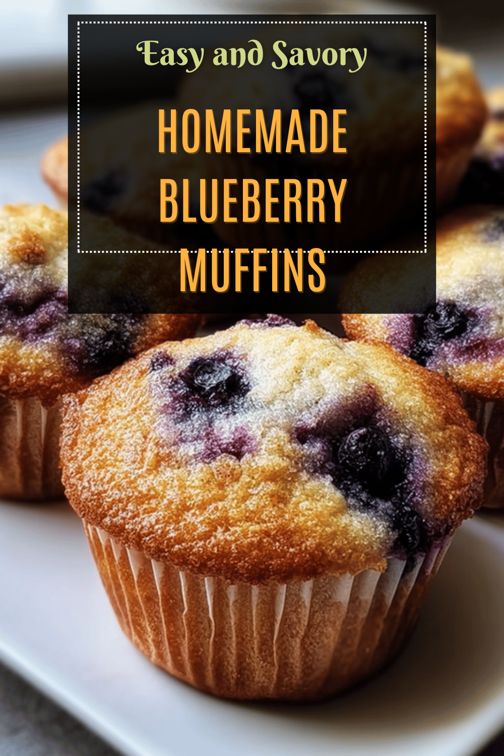 Homemade Blueberry Muffins