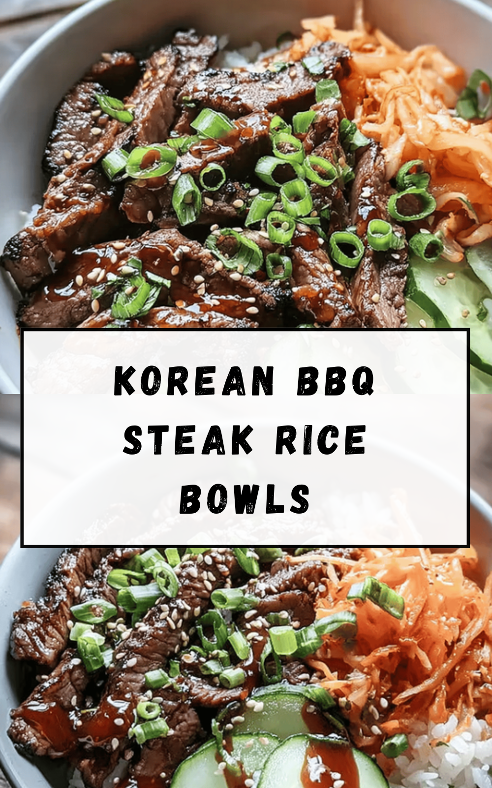 Korean Bbq Steak Rice Bowls