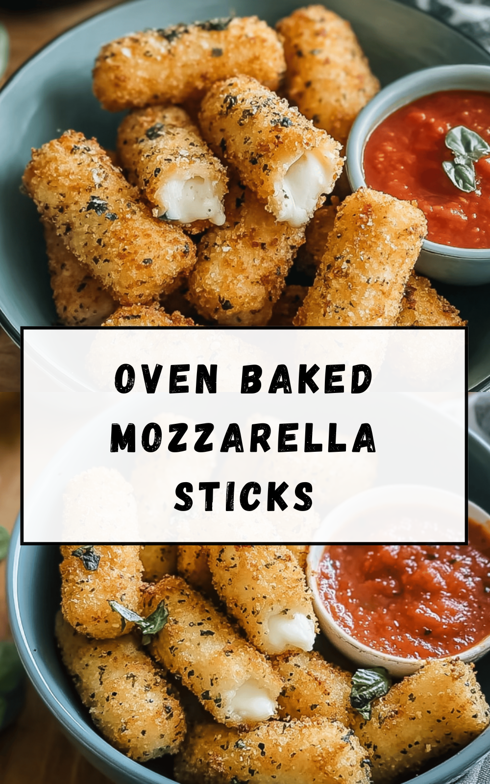 Oven Baked Mozzarella Sticks