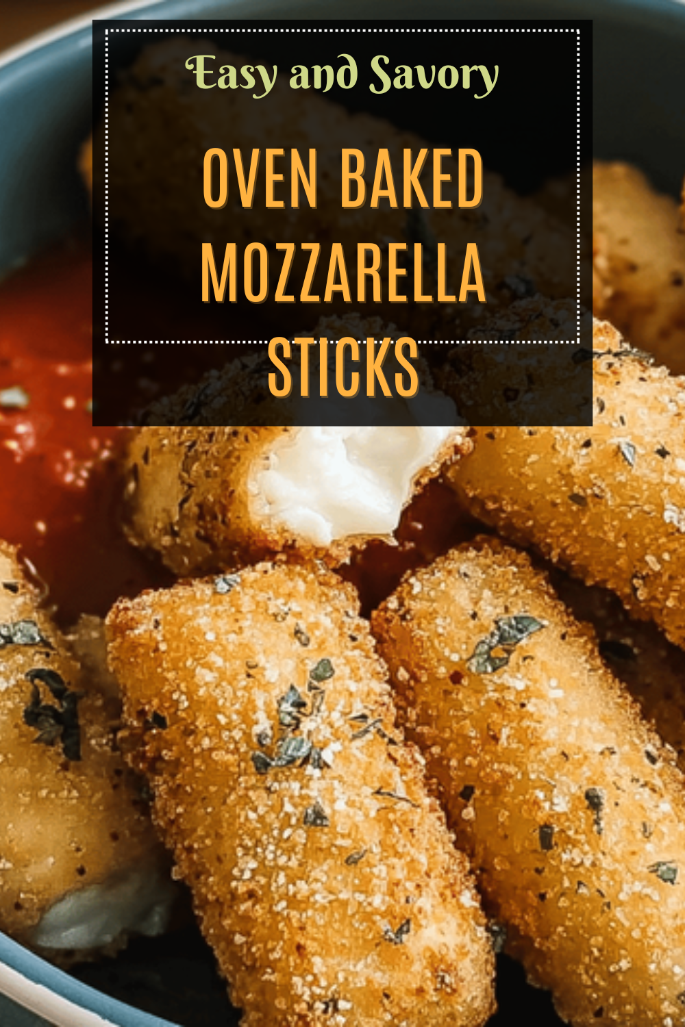 Oven Baked Mozzarella Sticks