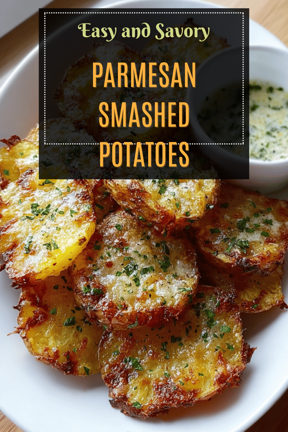 Parmesan Smashed Potatoes