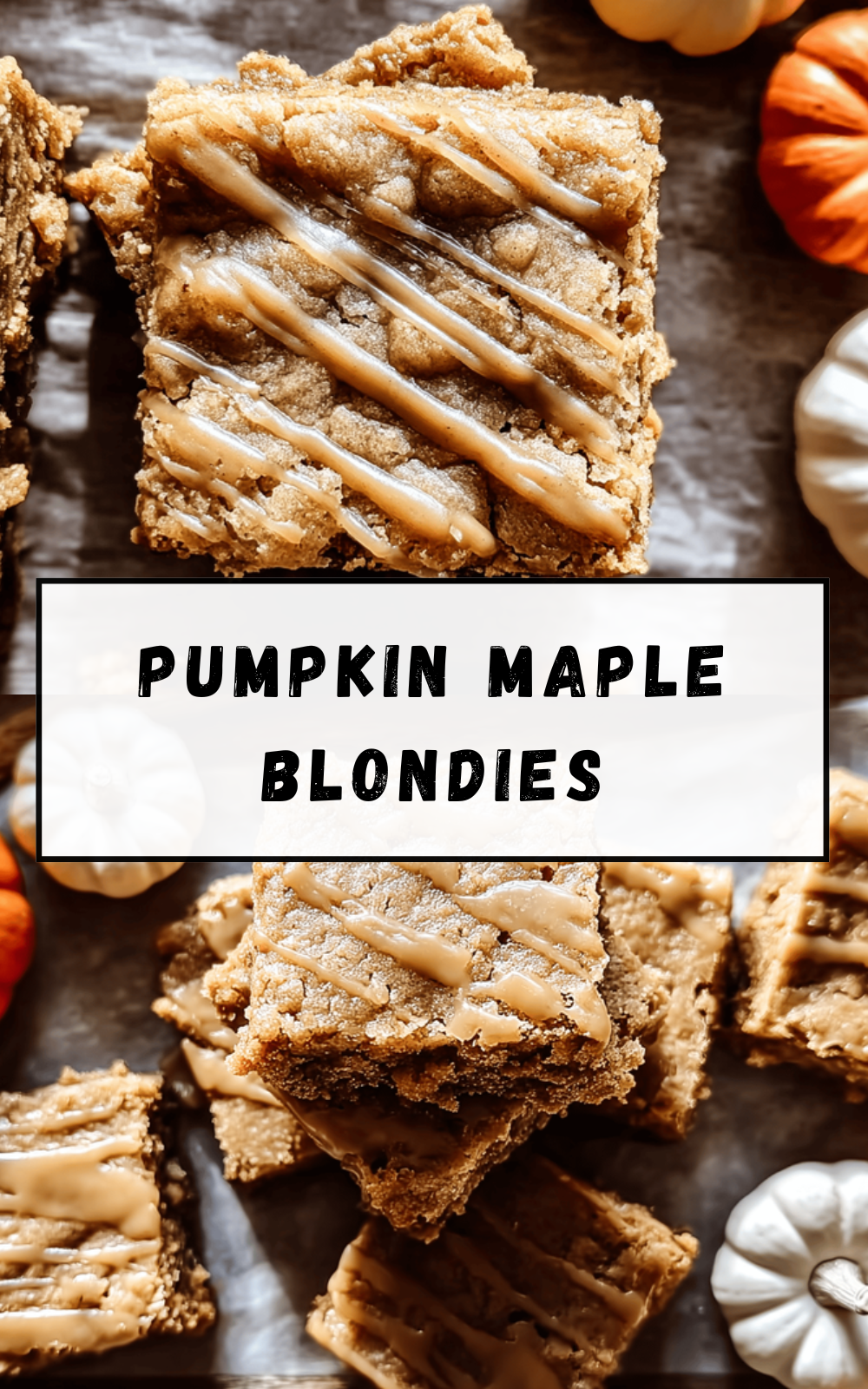 Pumpkin Maple Blondies