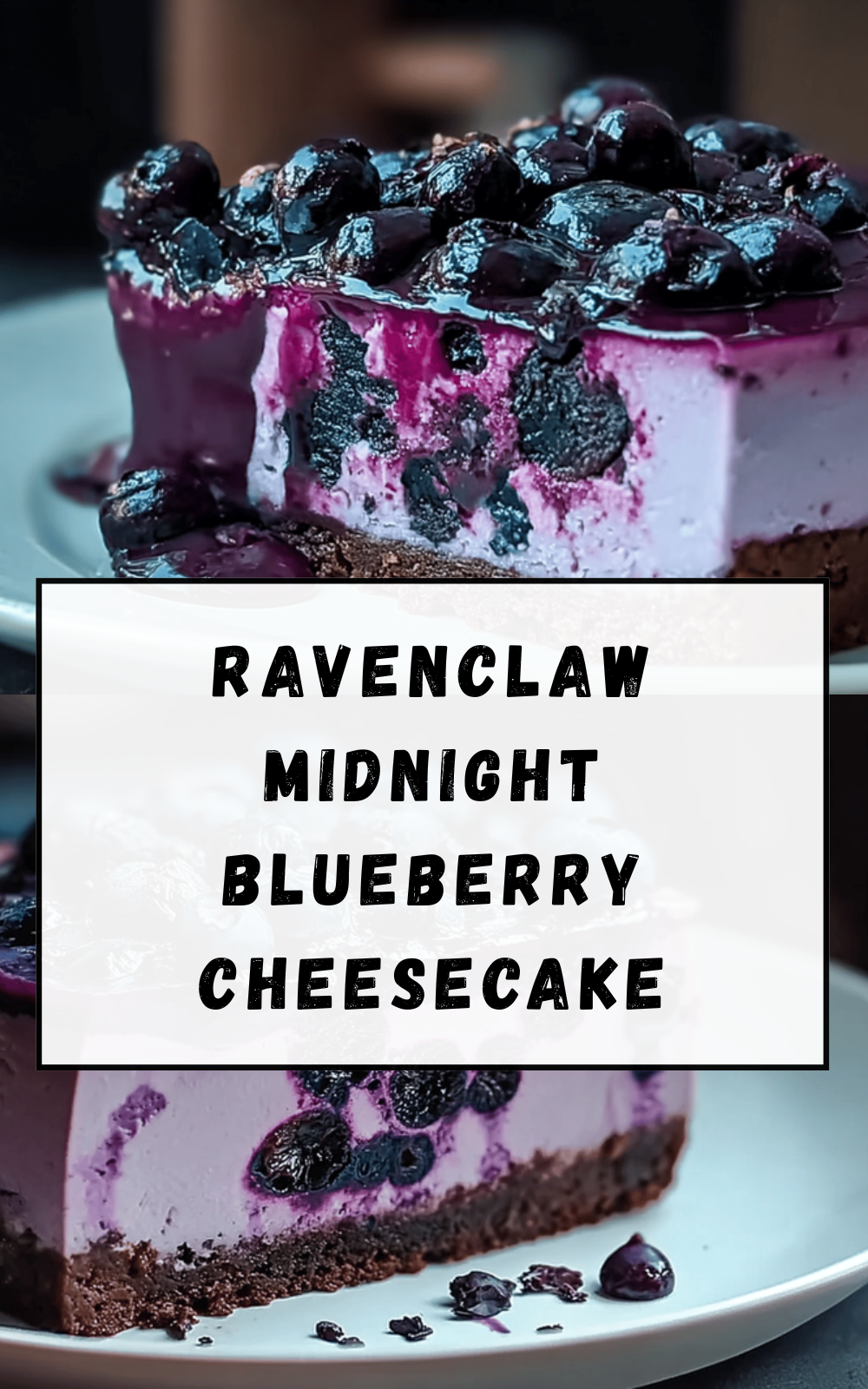 Ravenclaw Midnight Blueberry Cheesecake