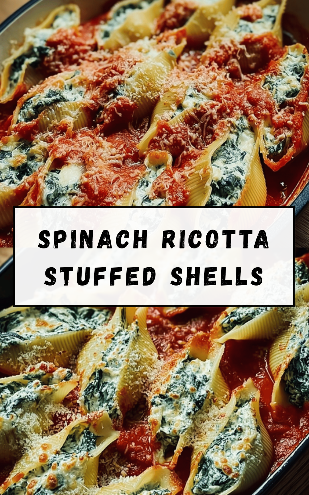 Spinach Ricotta Stuffed Shells