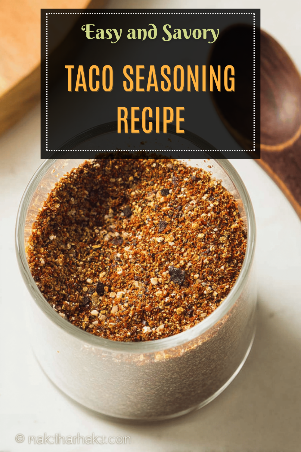 Taco Seasoning Recipe