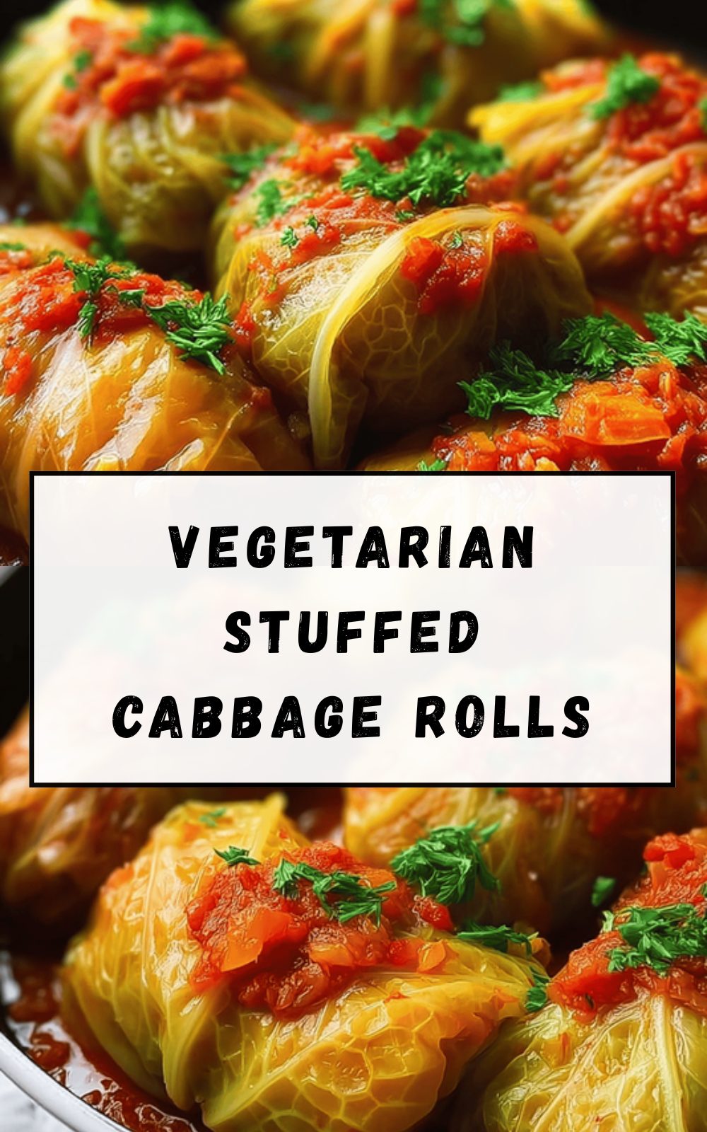 Vegetarian Stuffed Cabbage Rolls